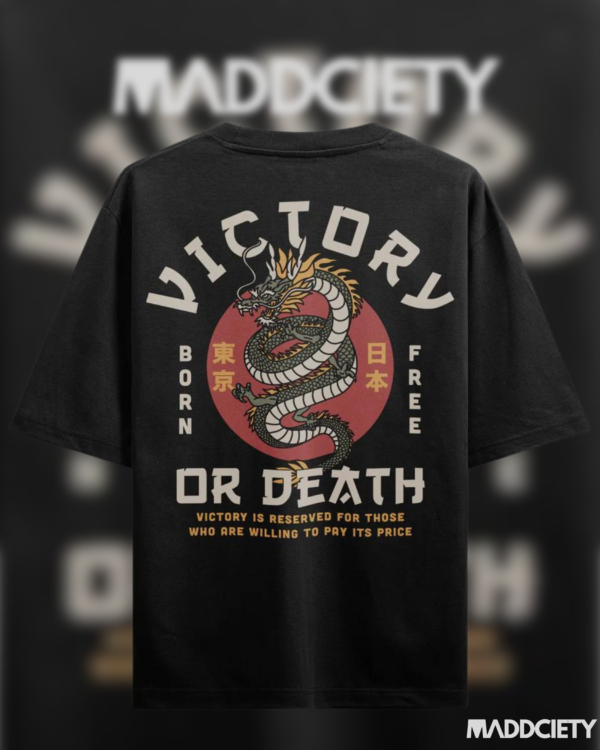 VICTORY OR DEATH OVERSIZED TSHIRT limited edition